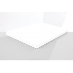 Фасад LuxeForm Acryl MT-AF-001U Ультра белый, суперматовая поверхность, толщина 18,4мм, основа МДФ, обратная сторона-высокопрочное покрытие в цвет