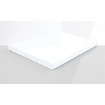 Фасад LuxeForm Acryl MT-AF-003U Снежно белый, суперматовое покрытие, толщина 18,4мм, основа МДФ, обратная сторона-высокопрочное покрытие в цвет