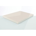 Фасад LuxeForm Acryl GL-802U Серый шелк, глянец, толщина 18,4мм, основа МДФ, обратная сторона-высокопрочное покрытие в цвет