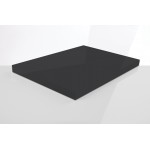 Фасад LuxeForm Acryl GL-803U Графит, глянец, толщина 18,4мм, основа МДФ, обратная сторона-высокопрочное покрытие в цвет