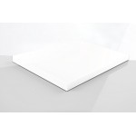 Фасад LuxeForm Acryl ME-001U Белая жемчужина, идеальное зеркальное сияние, толщина 18,4мм, основа МДФ, обратная сторона-высокопрочное покрытие в цвет