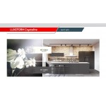 Фасад LuxeForm Crystaline GL-402U Магическая мята, глянец, толщина 20мм, основа МДФ, обратная сторона-высокопрочное покрытие в цвет