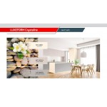 Фасад LuxeForm Crystaline GL-201U Жасмин, глянец, толщина 20мм, основа МДФ, обратная сторона-высокопрочное покрытие в цвет